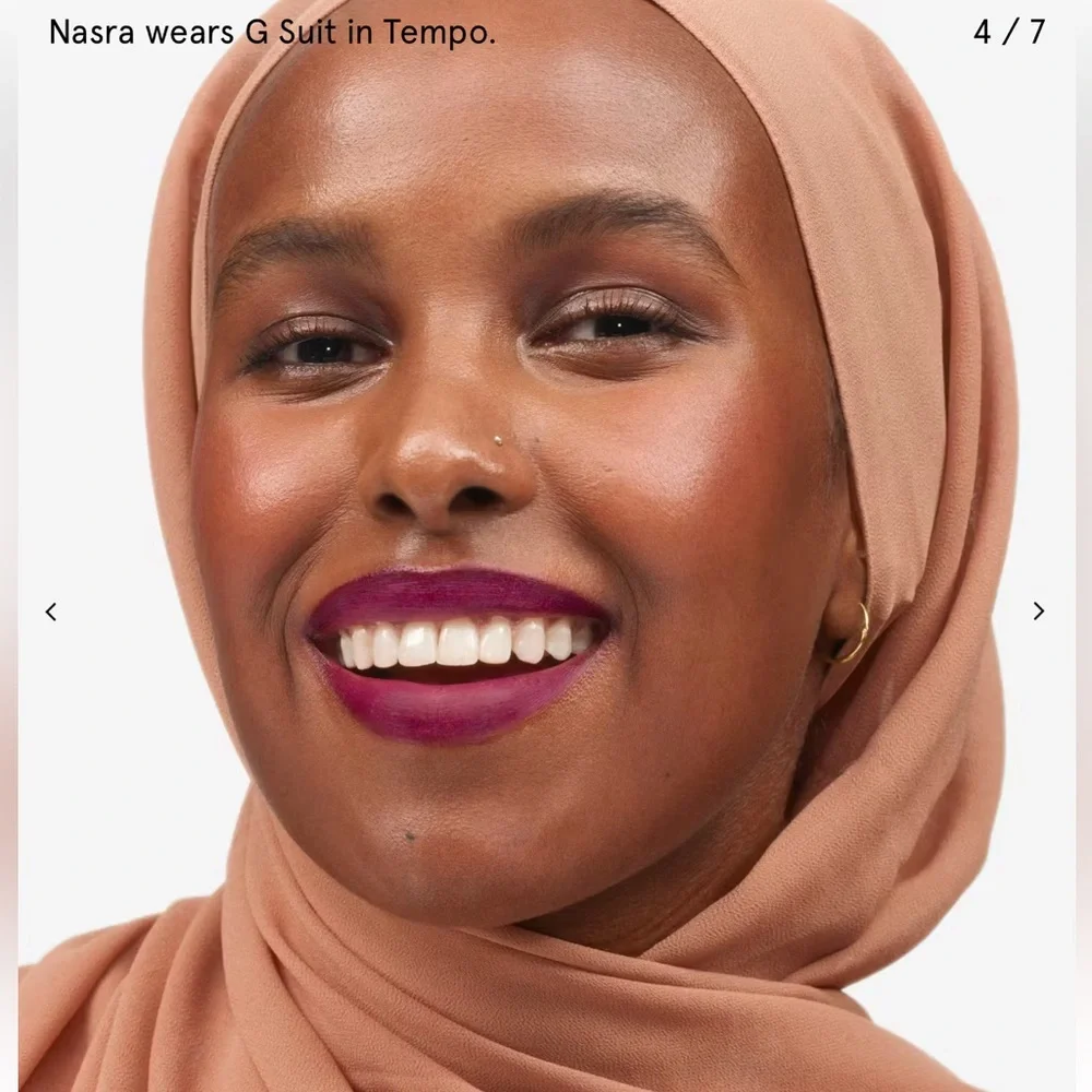 Glossier G Suit Soft Touch Lip Crème in Shade Tempo